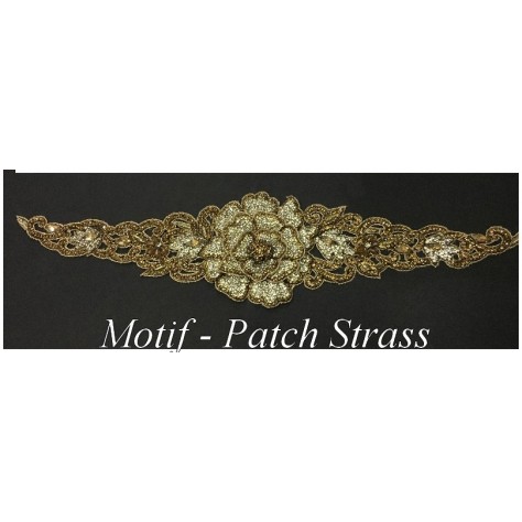 Motif, Applique, Patch Strassé  A Coudre Pour Ceinture Customisations