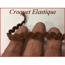 Croquet Elastique lycra Bleu Marine Au Mètre