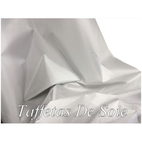 Taffetas De Soie Blanc Au Mètre Pour Mariage ET Customisations