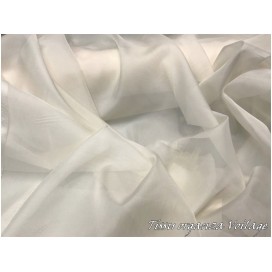 Tissu Voile Uni Ecru Au Mètre En Trés Grande Largeur Pour Rideaux Et Décorations