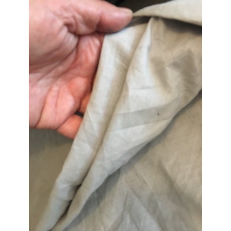 Tissu Coton Gris En Popeline Au Mètre En Grande Largeur