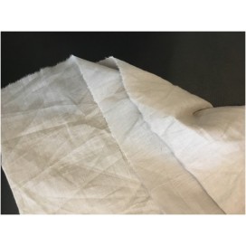 Tissu Popeline Grise En Coton Au Mètre En Grande Largeur