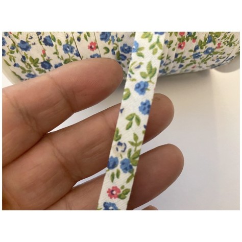 Biais  Coton Replié Imprimé Liberty, Pour Loisirs Créatifs