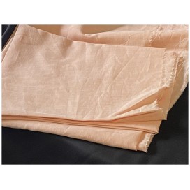 Tissu Coton  Saumon  Au Mètre En Grande Largeur