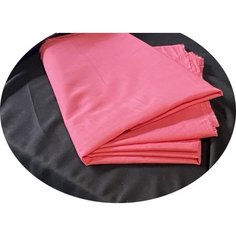 Tissu Coton  Fuschia Au Mètre En Grande Largeur