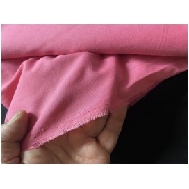 Tissu Coton  Fuschia Au Mètre En Grande Largeur