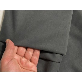 Tissu Coton  Gris Poivre Au Mètre En Grande Largeur