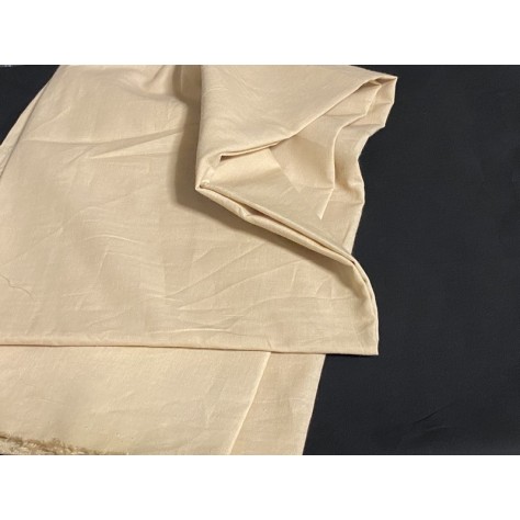 Tissu Coton Beige  Au Mètre En Grande Largeur