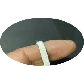 Elastique Plat En 5 mm  Blanc A Coudre, Ruban Lycra Pour Lingerie, et Customisations.