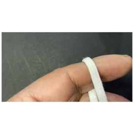 Elastique Plat En 5 mm  Blanc A Coudre, Ruban Lycra Pour Lingerie, et Customisations.