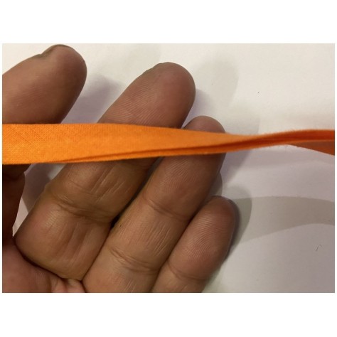 Biais Replié Coton orange , A  Coudre Pour Vetements Et Loisirs Créatifs.